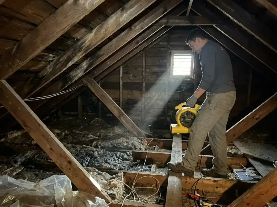attic-water-damage-drying-proc-007 — frequently asked questions, Emergency Water Extraction & 24/7 Flood Response in Fremont…